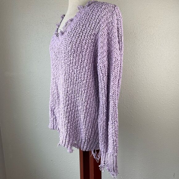 Forever 21 Pastel Purple Sweater Size S EUC - Picture 3 of 7